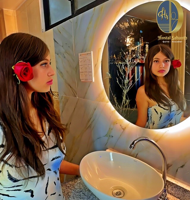 Ba&ntilde;o privado del Hostal Sabaoth