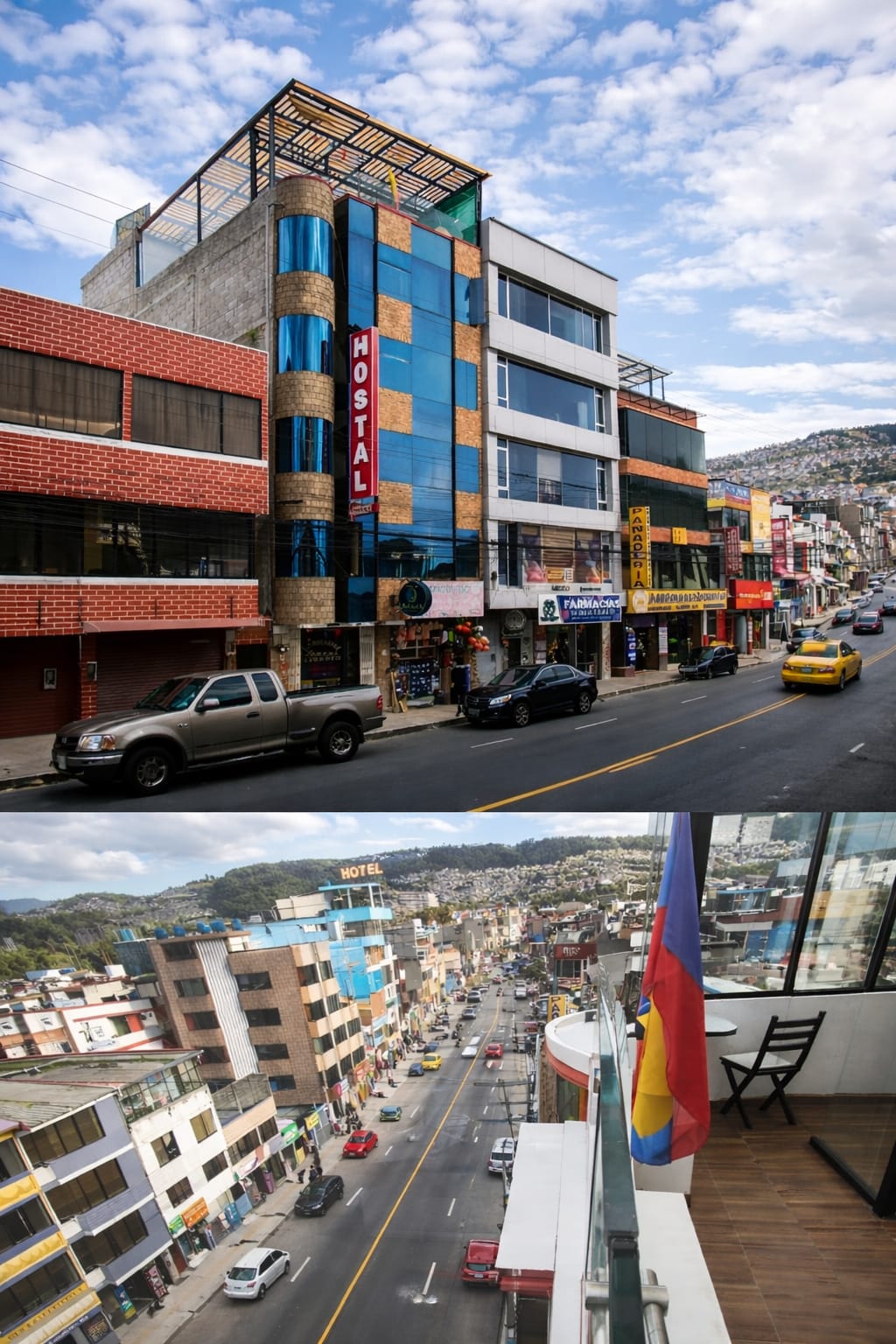 Fachada de Hostal Sabaoth en Quito