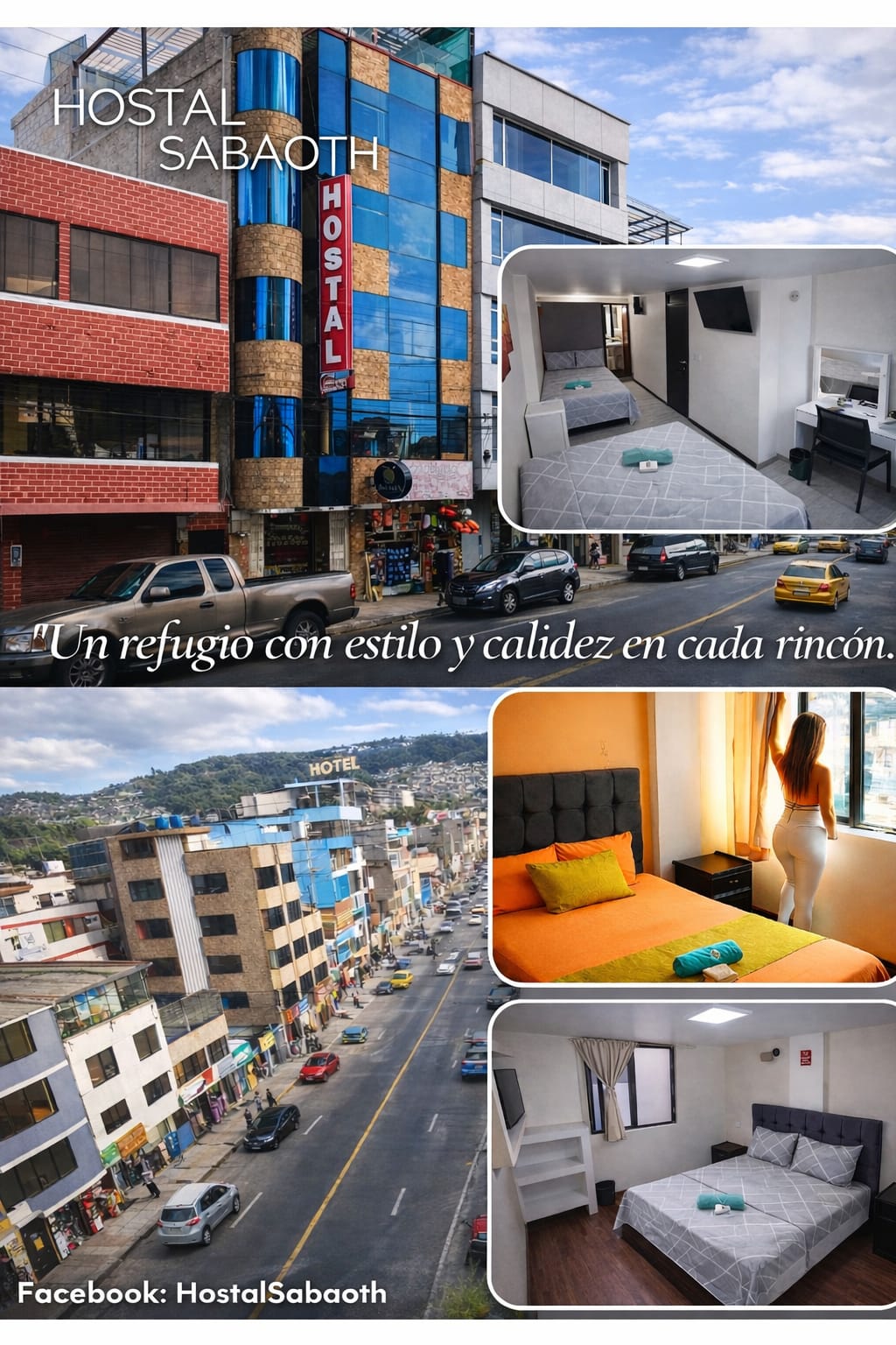 Habitaci&oacute;n con ba&ntilde;o privado del Hostal Sabaoth